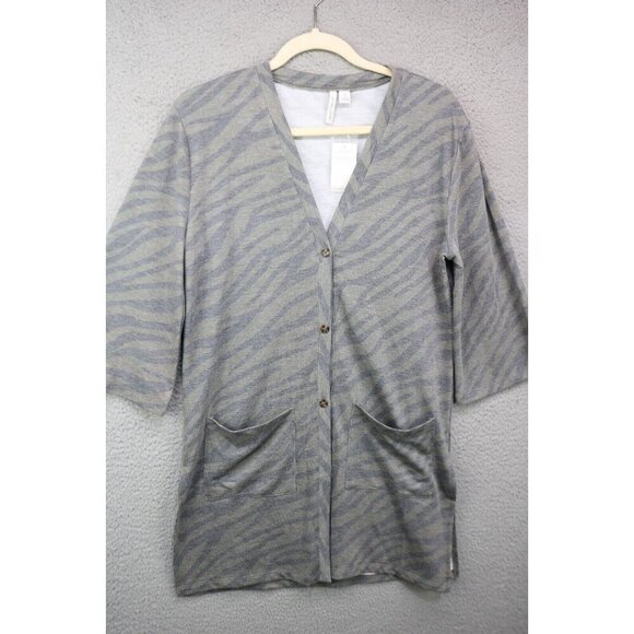 Live Well Lifestyle Button Up Cardigan-Size Small-New with Tags-Pockets - Picture 1 of 11